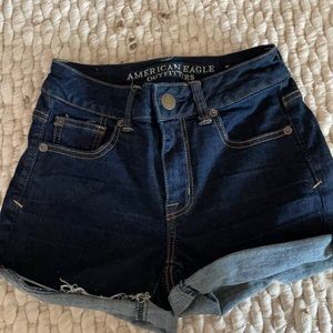 AE High Rise Denim Short